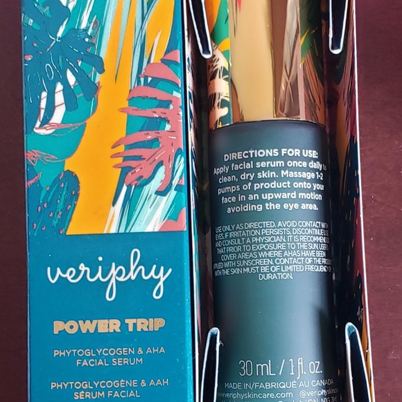 VERIPHY Skincare Power Trip Facial Serum Exfoliate Phytoglycogen & AHA - Picture 6 of 8